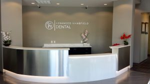 our reception at advanced mansfield dental